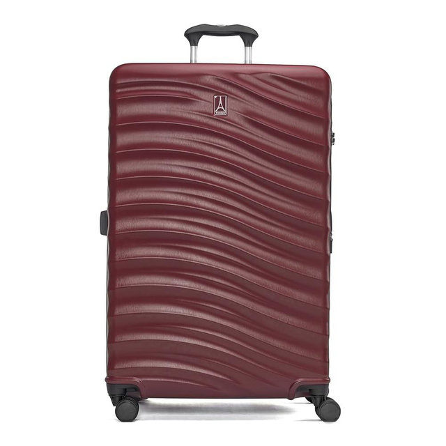 Travelpro Maxlite Air V2 Hardside Expandable Checked Luggage, 8 Spinner Wheels, Lightweight Hard Shell Suitcase, TSA lock, Cabernet, Checked Large 28-Inch