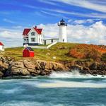 Nubble Lighthouse & York Beach