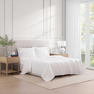 Cotton Percale 4-Piece Sheet Set