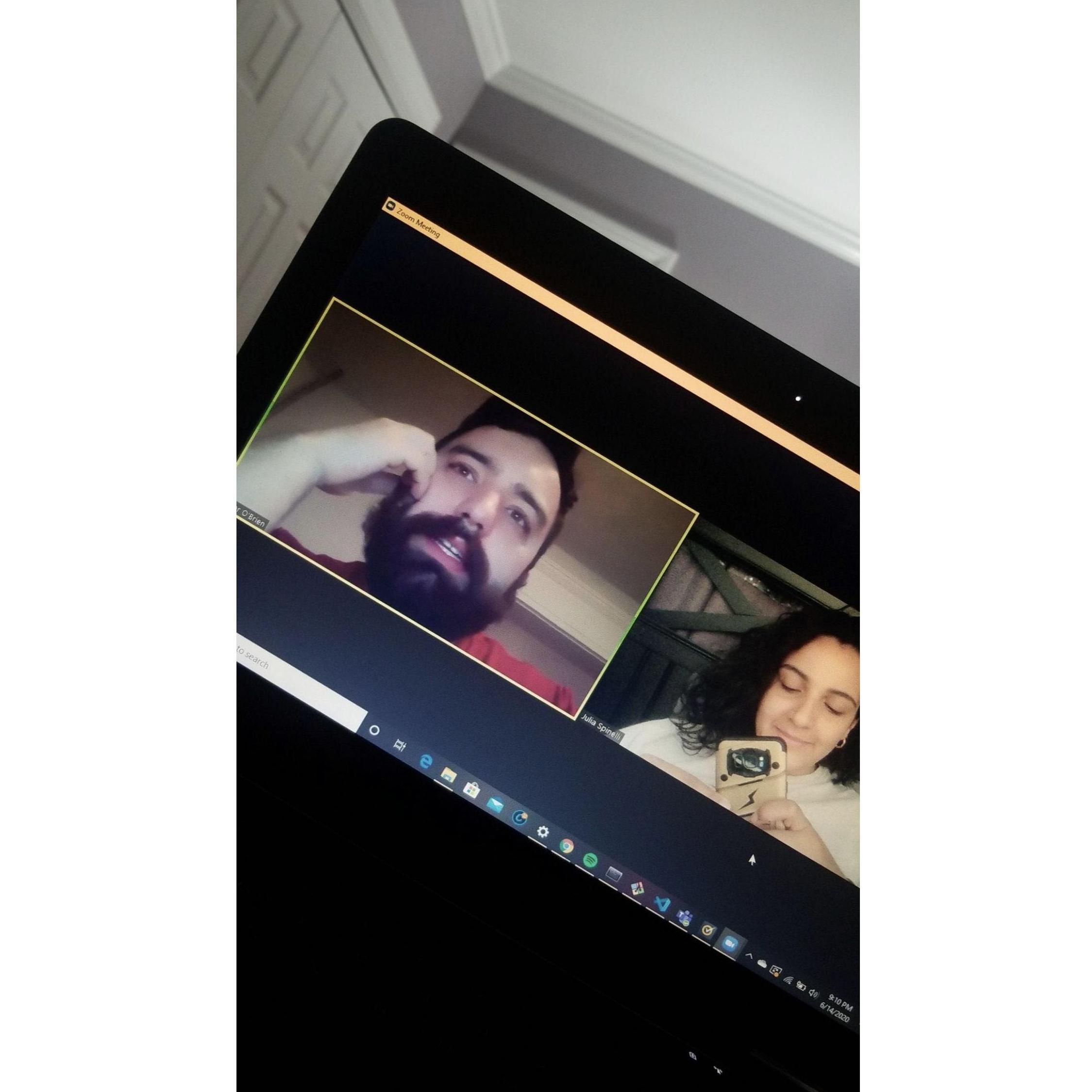 Covid era date nights when we lived 2 hours away from each other.