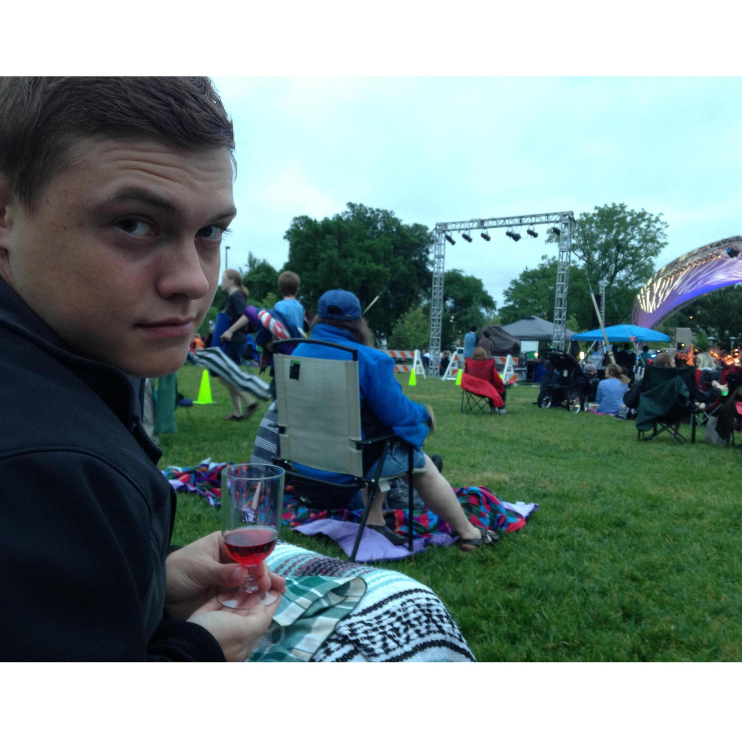 When we packed a picnic to go enjoy the symphony in the park!