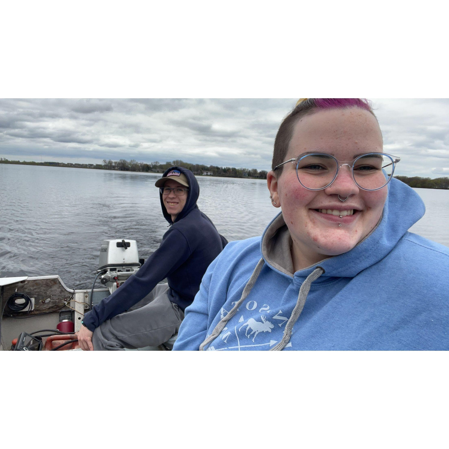 Many times fishing in the spring and summer even if it included a sprained ankle