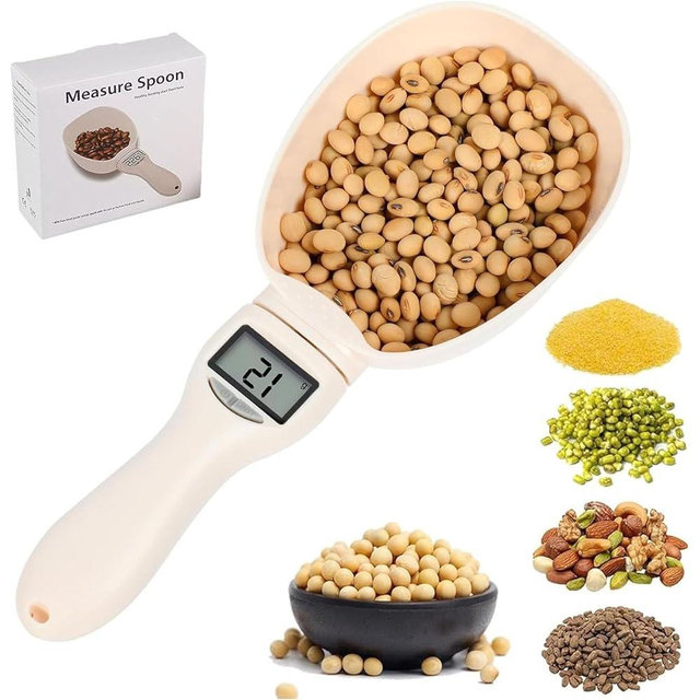 wfofmo 2025 New Digital Measuring Spoon, Digital Food Measuring Scoop Scale - Electronic Kitchen Measuring Spoon Scale for Cooking Baking