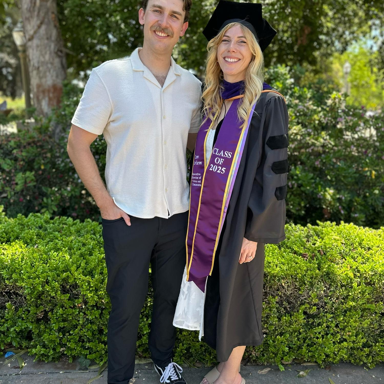Anna's law school graduation in 2025