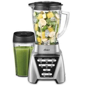 Oster Blender Pro 1200 with Glass Jar & 24-Ounce Smoothie Cup