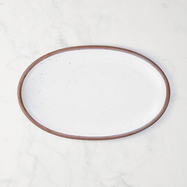 East Fork Oval Platter, Eggshell