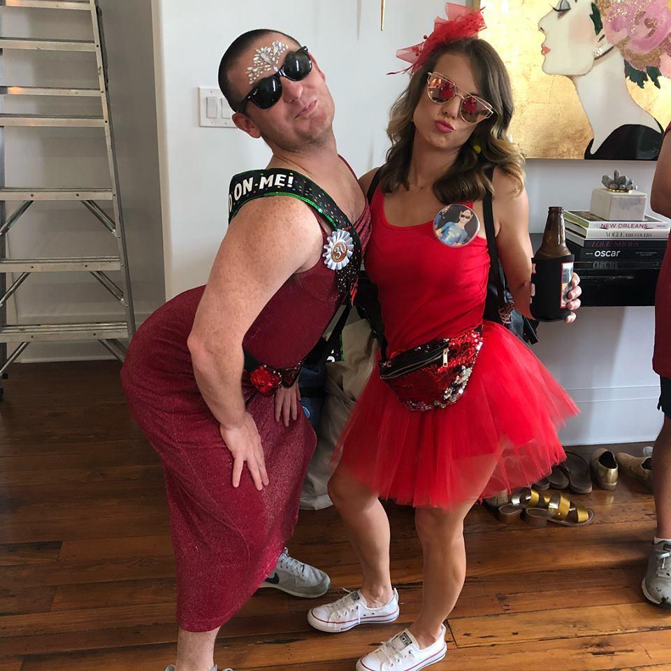 We love a good theme party! This was Scott's 30th birthday in NOLA!