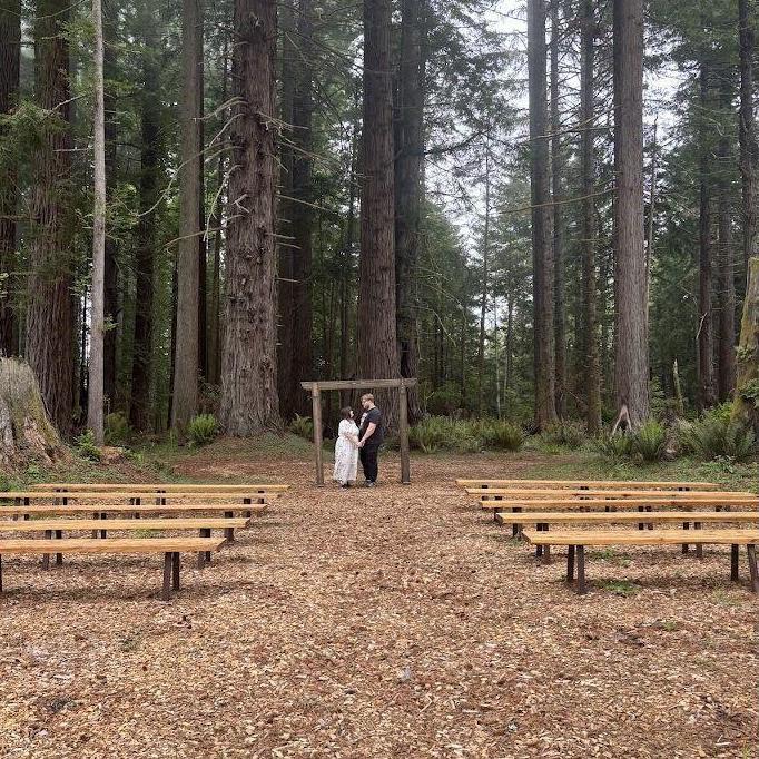 A sneak peak at our venue! This was taken during our tour of the place.
