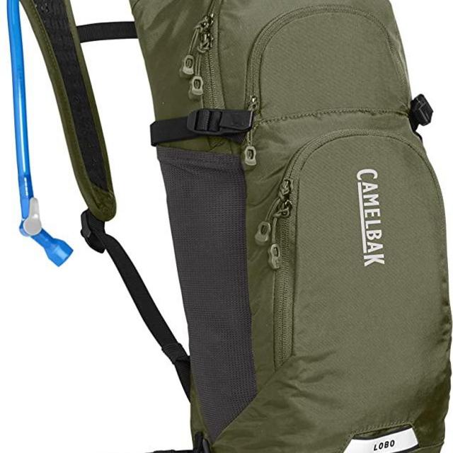 CamelBak Lobo 9 Bike Hydration Backpack - Helmet Carry - Magnetic Tube Trap- 70oz