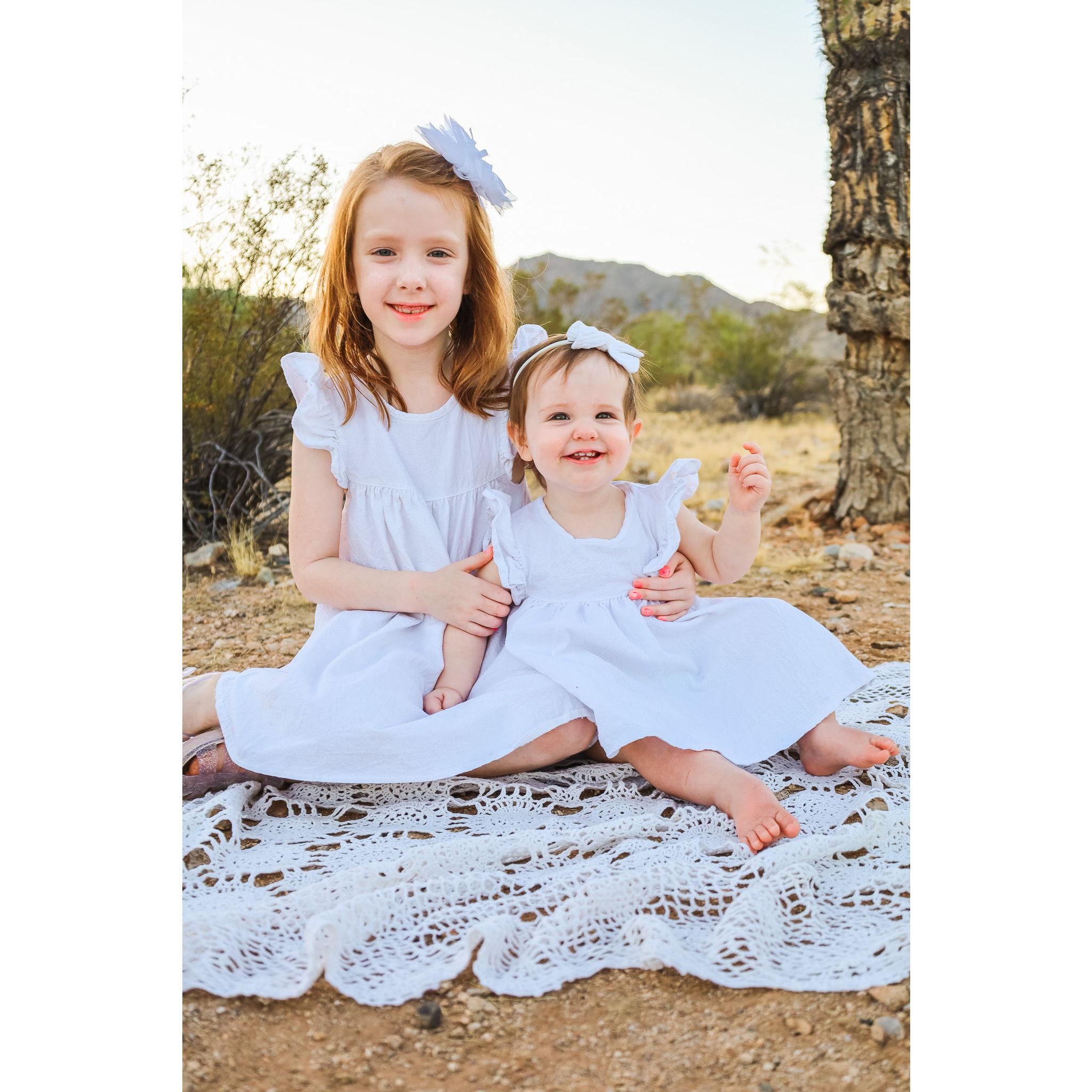 Our beautiful daughters, Natalie and Jayde!