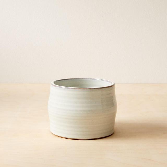 Mariana Handthrown Ceramic Planter, Extra Small, White