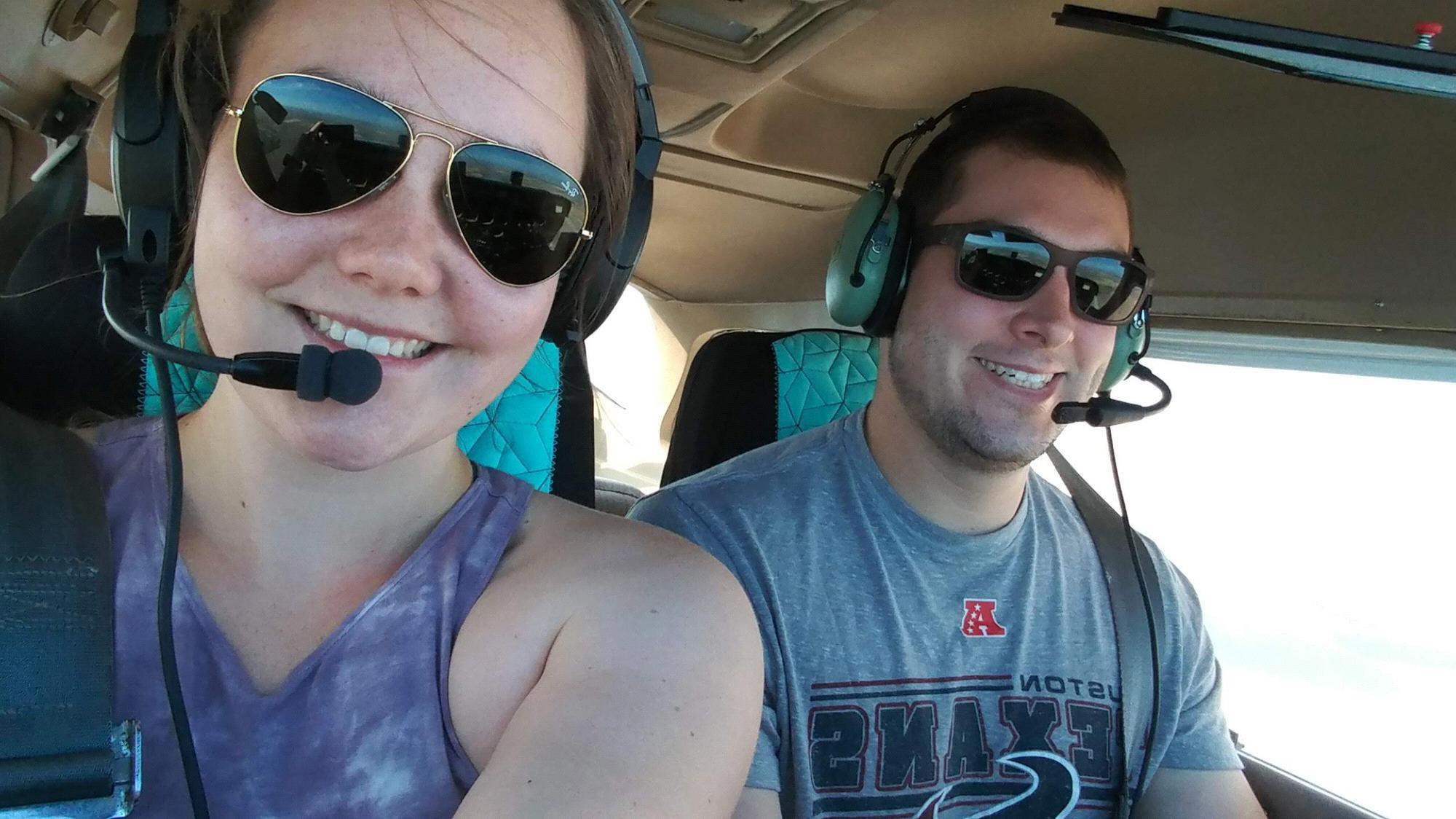 One of the times flying together. 2017