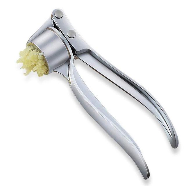 Garlic Press Mincer Ginger Crusher Squeezer Heavy Duty Metal Garlic Presser Chopper Slicer