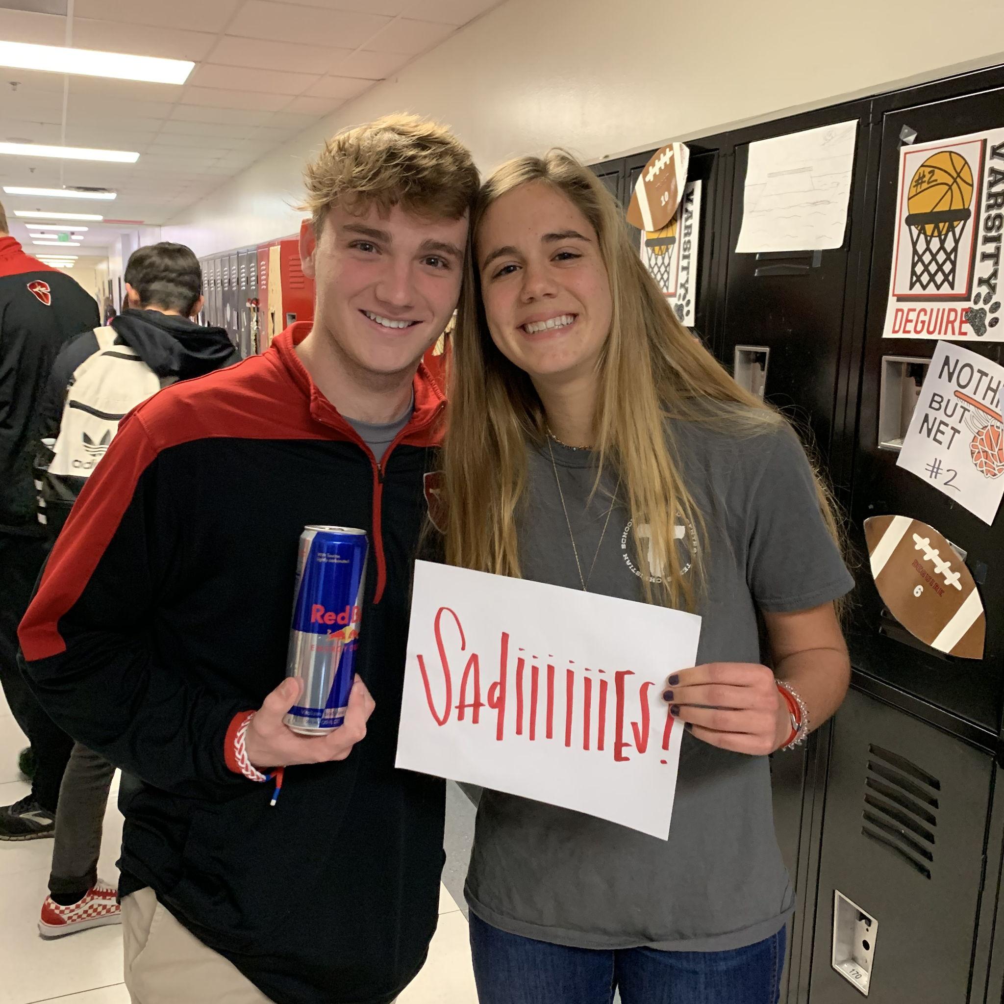 The start of it all! Sadie Hawkins dance - senior year.