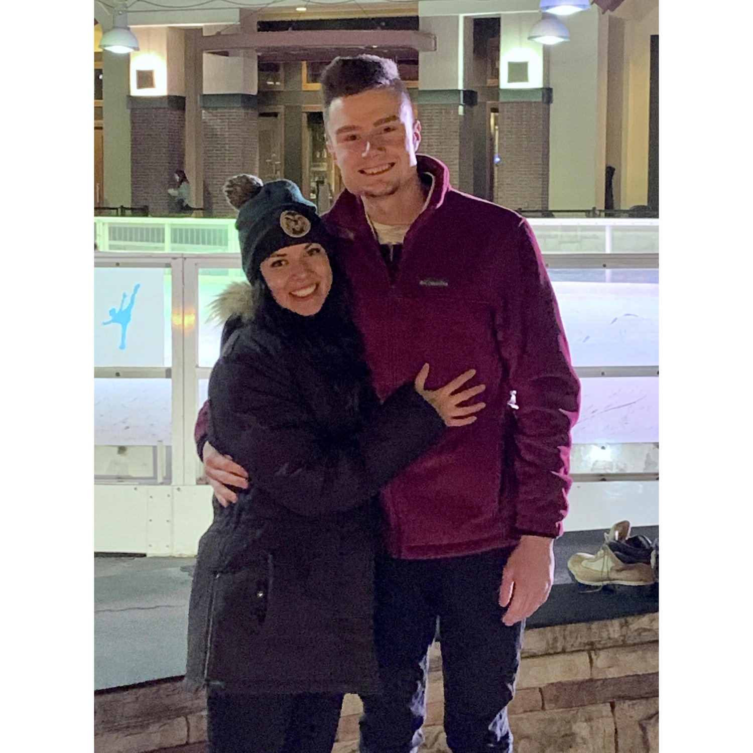 Ice skating