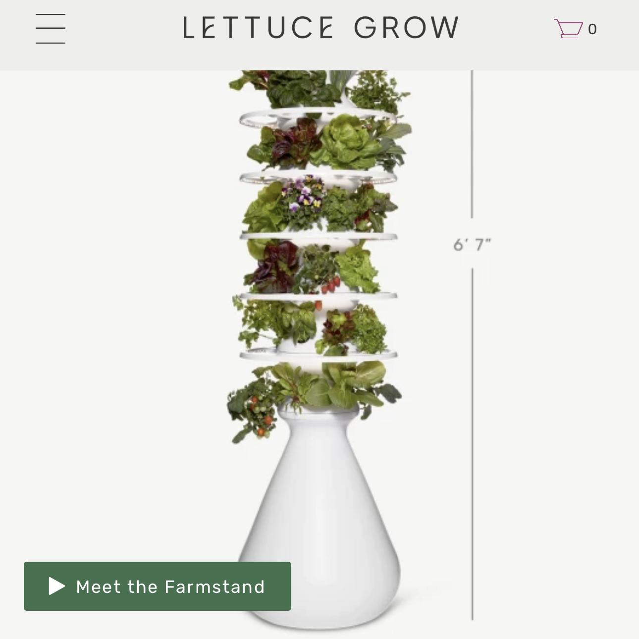Lettuce Grow Indoor and Outdoor Farmstand