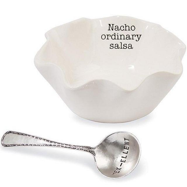 Mud PieCirca Ceramic 2-Piece Salsa Dip Cup Set