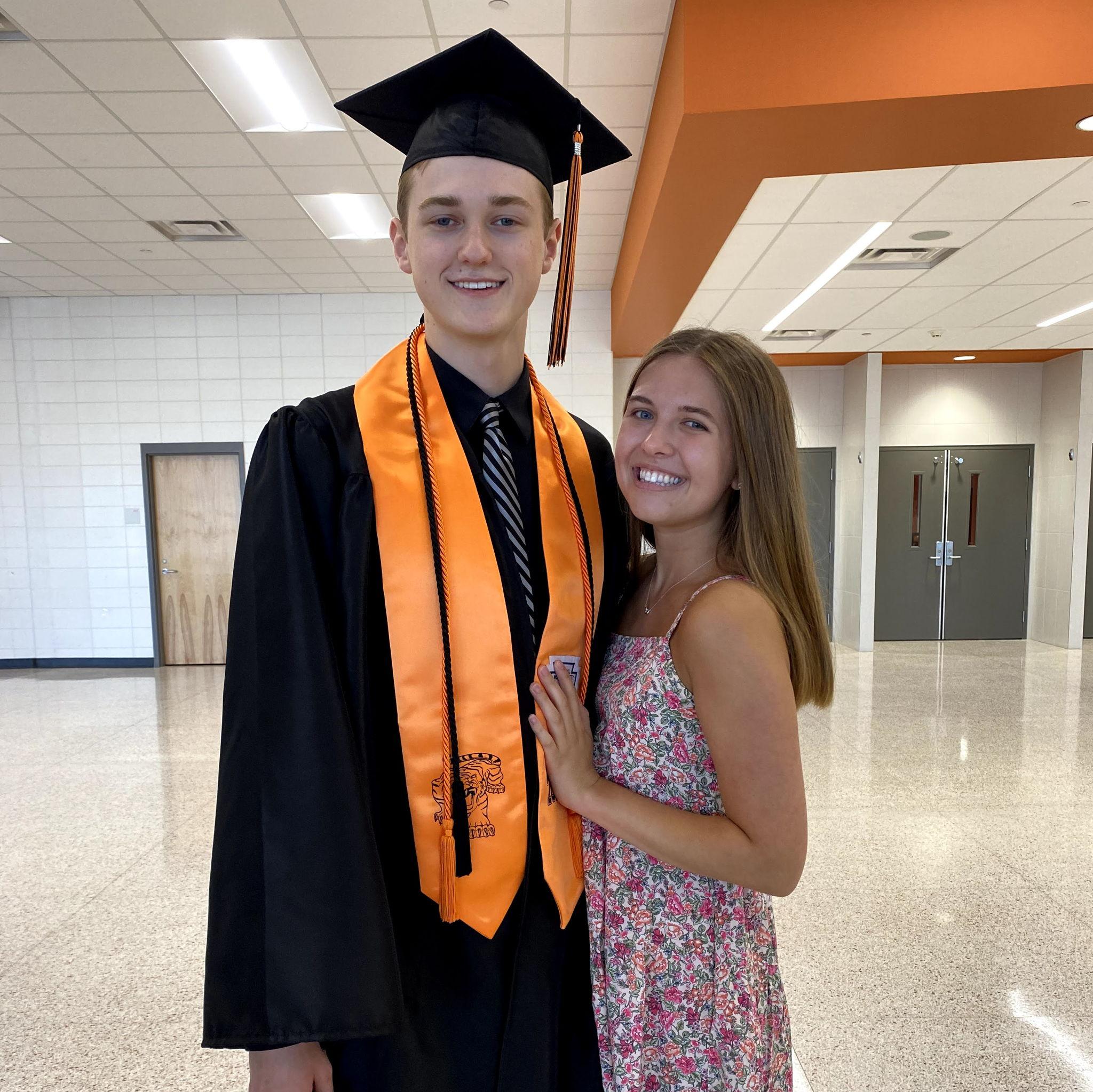 Logan's high school graduation (June 2021)