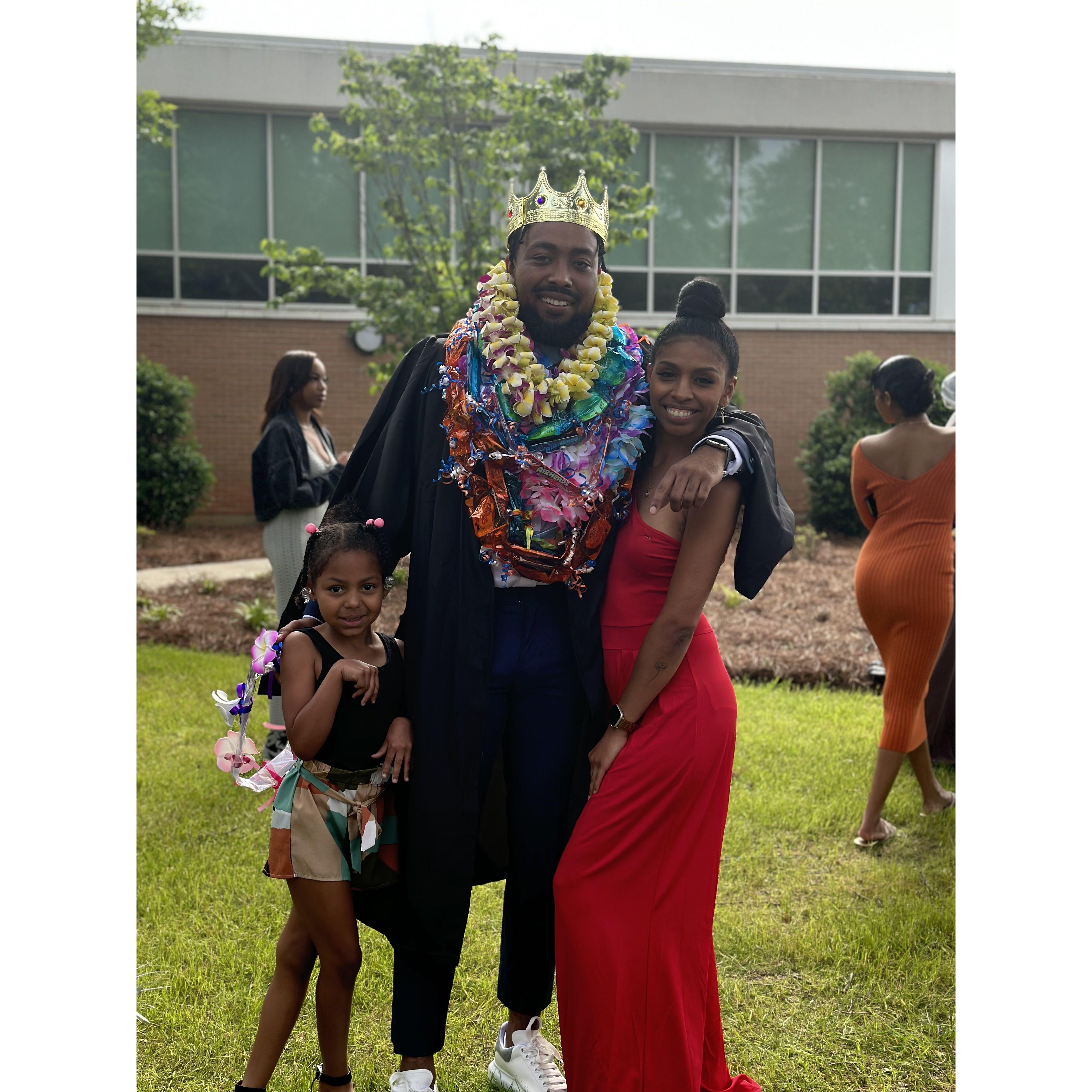 Kendrick graduating with his Masters from CSU 2023!