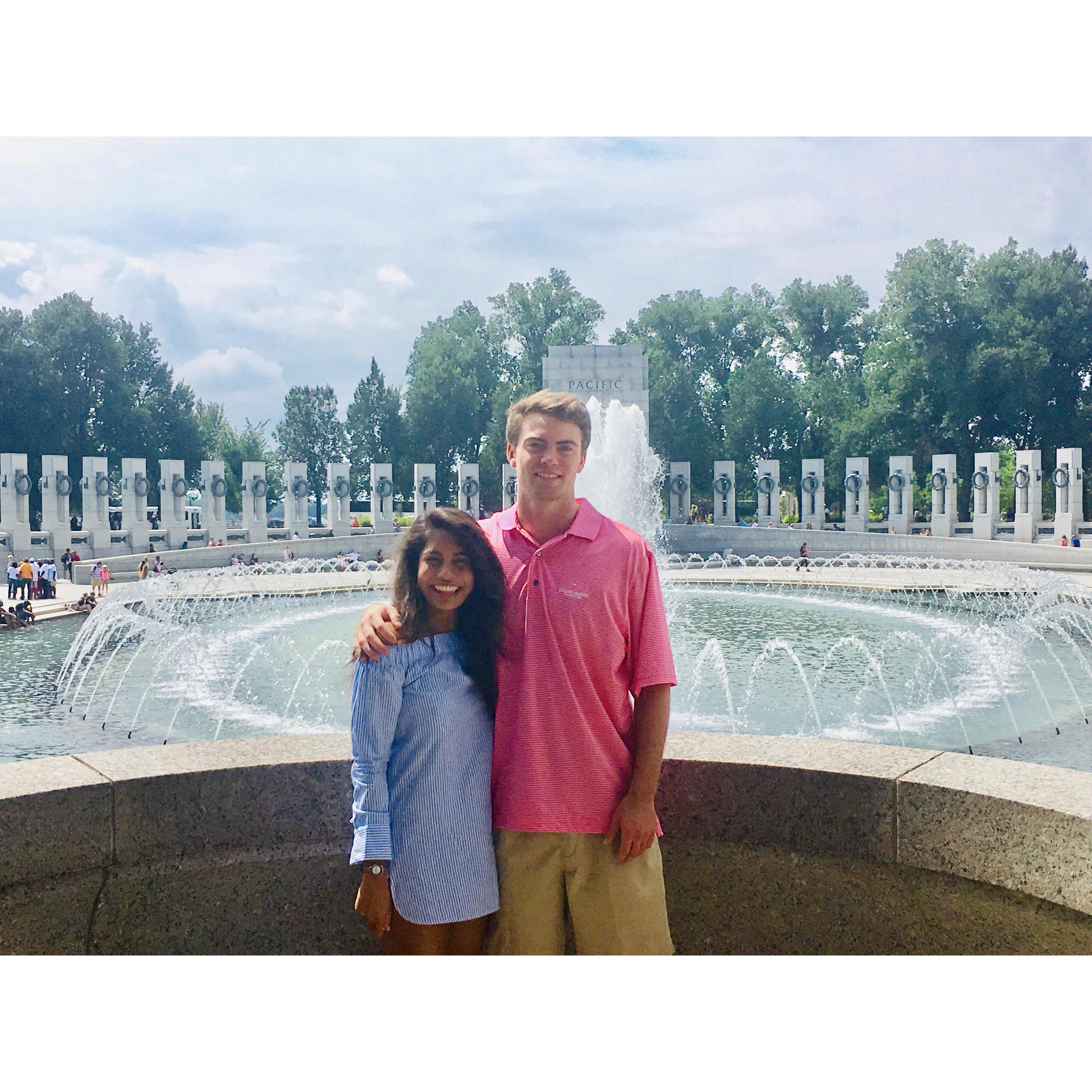 August 2016, Washington DC. We met halfway between NC and NYC before Shaoleen went off to med school!