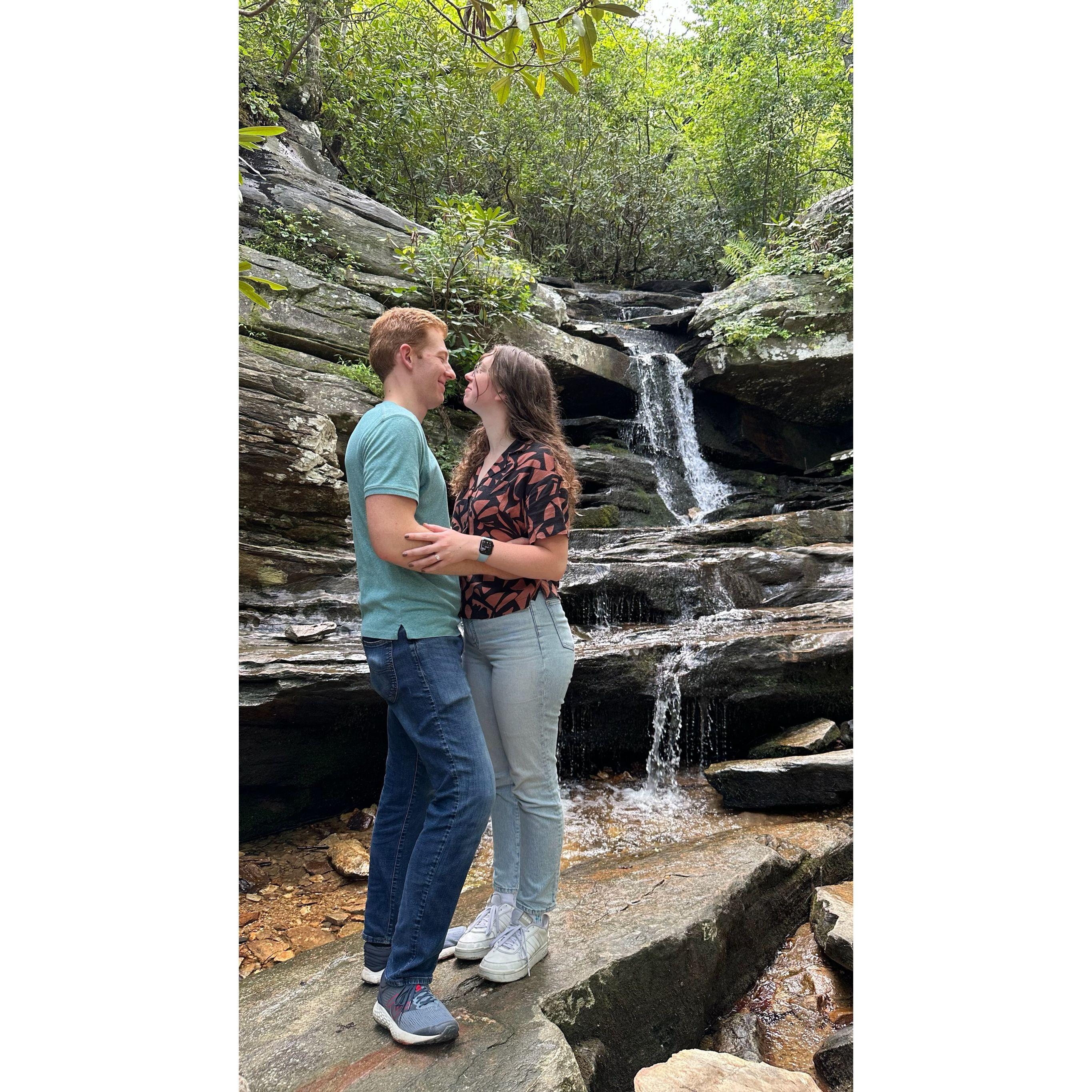 The day we got engaged!