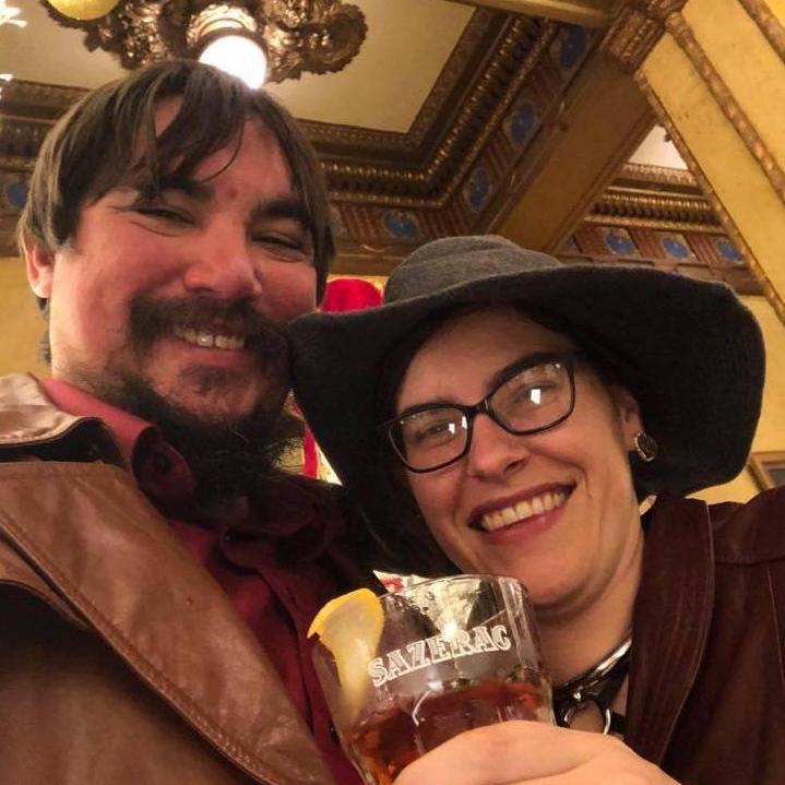 On this night, we celebrated our 8-year anniversay at the World Famous Roosevelt's Bar, the Sazerac.