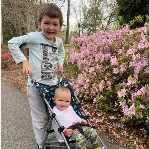 "That monster truck just ran over my azaleas!"