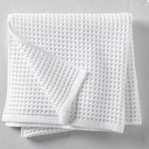 Waffle Bath Towel White- Casaluna™