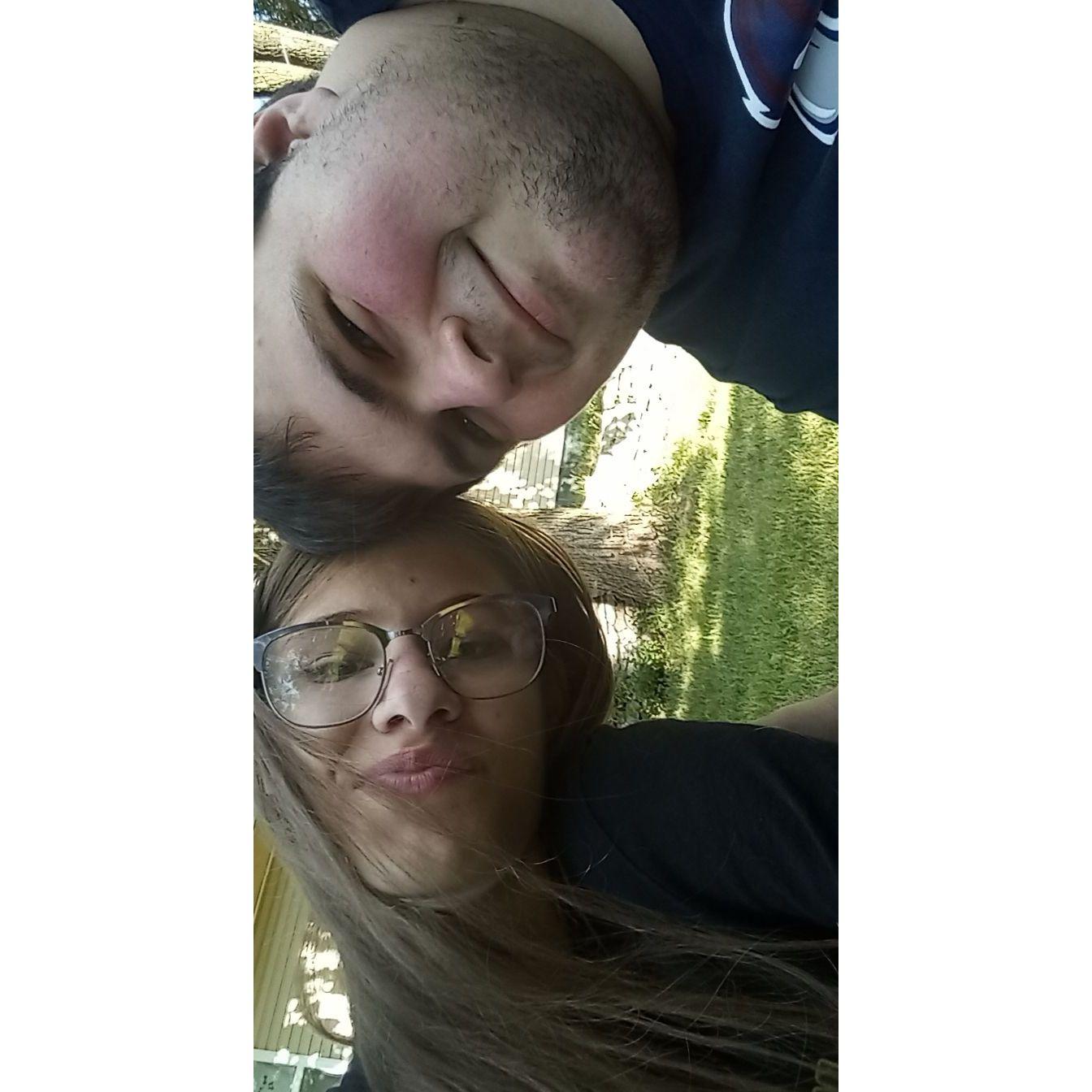 Our First Photo as a Couple