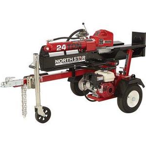 NorthStar Horizontal/Vertical Log Splitter — 24-Ton, 160cc Honda GX160 Engine