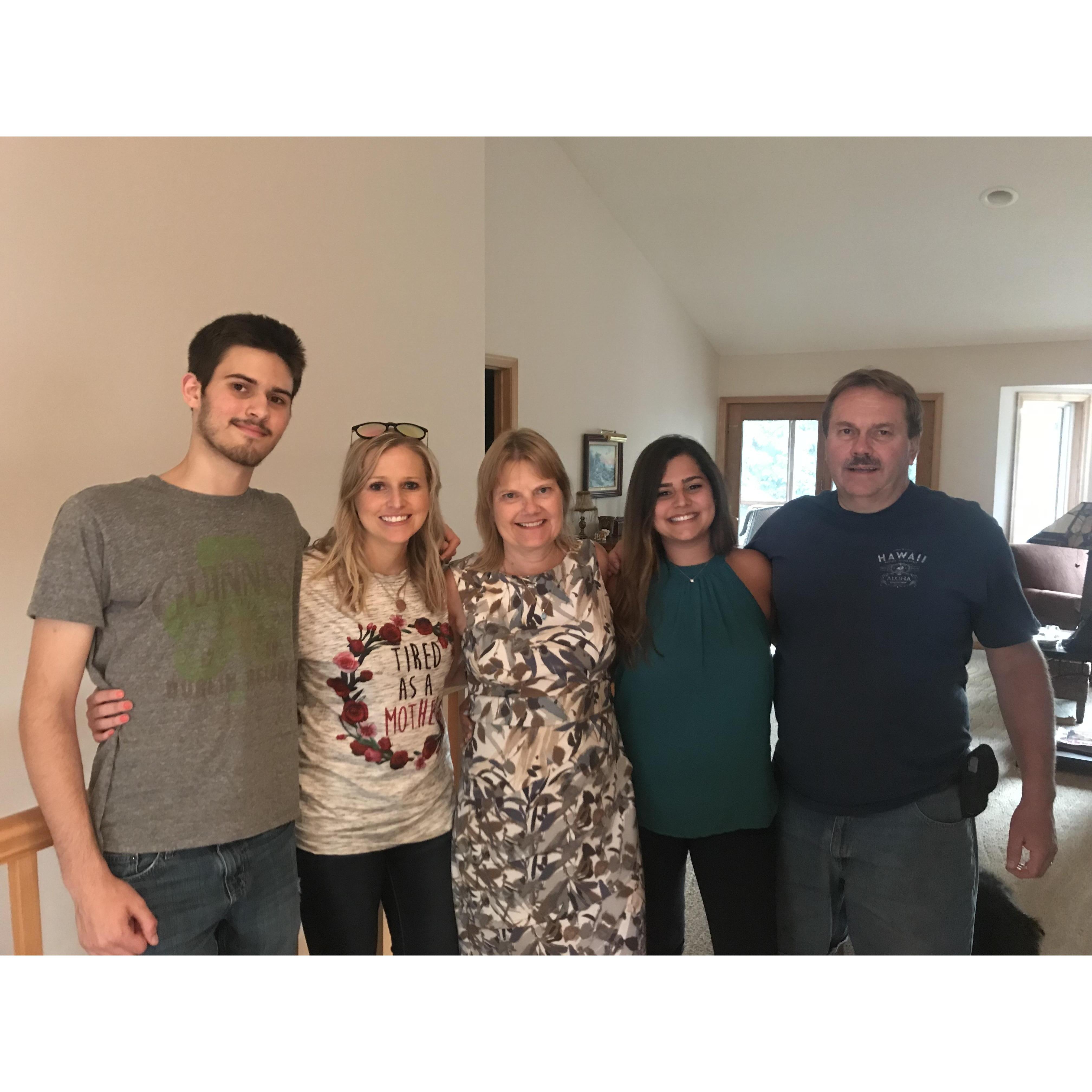 Visiting Minnesota family, June 2018
