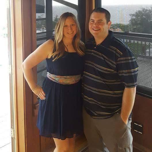 At Evan and Ashley's wedding!