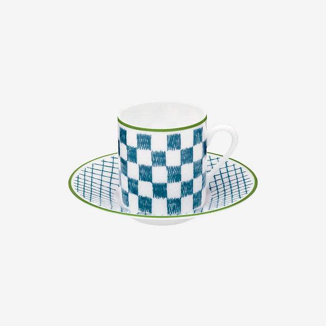 A Walk in the Garden coffee cup and saucer ,  $175