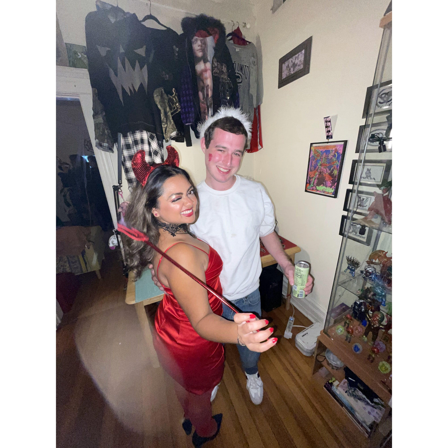 Angel and Devil for Halloween