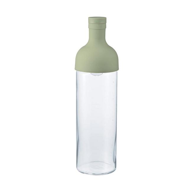 Hario FIB-75-SG Filter-In Bottle, Practical Capacity: 25.4 fl oz (750 ml), Smoky Green, Made in Japan