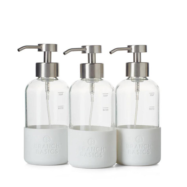 Foaming Wash Bottle in Glass (3 Pack)