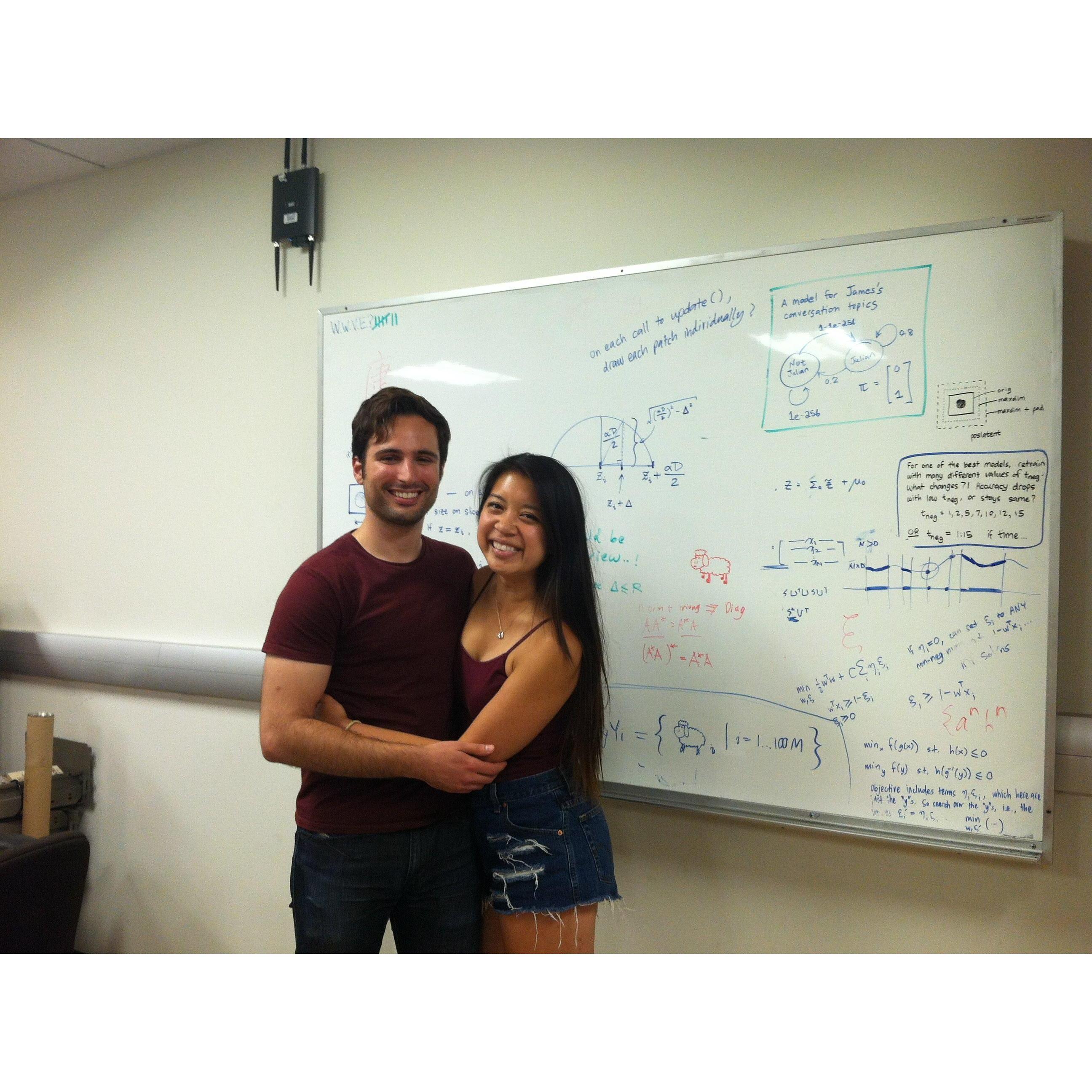 Where we first met. Donald Bren Hall, UCI (2013)