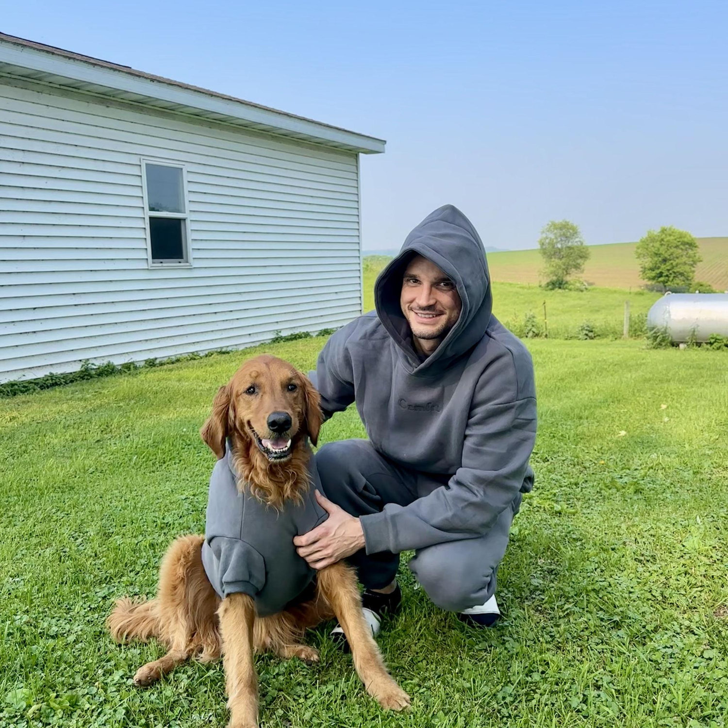 Matching hoodies!