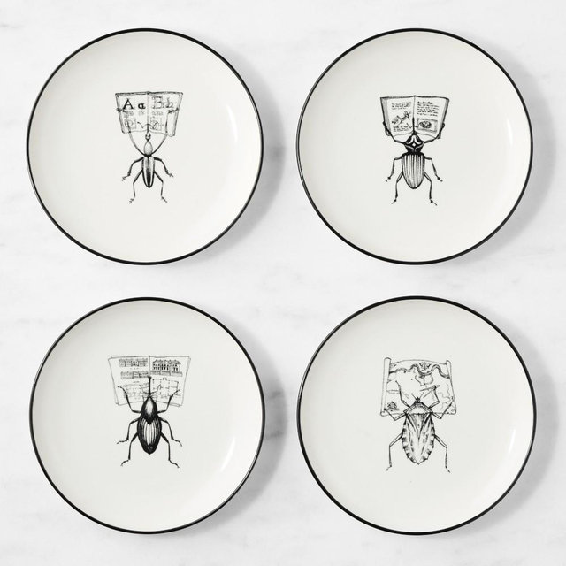 Rory Dobner x Williams Sonoma Ink House Appetizer Plates, Set of 4