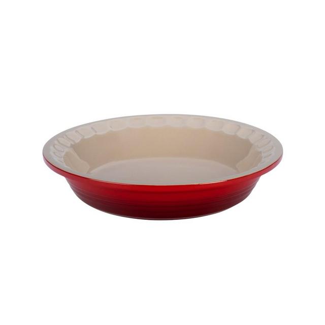 Le Creuset Heritage Pie Dish, 9", Red