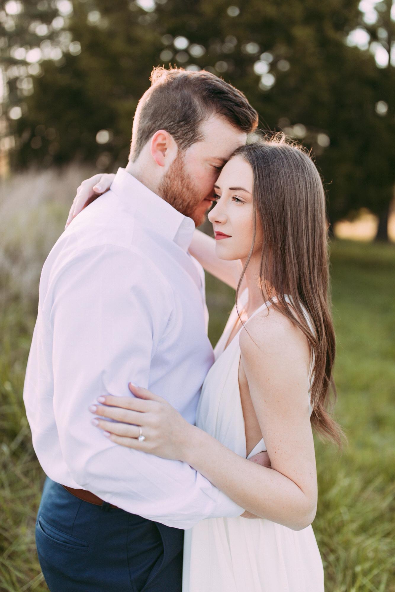 Engagement shoot in Fayetteville, Arkansas