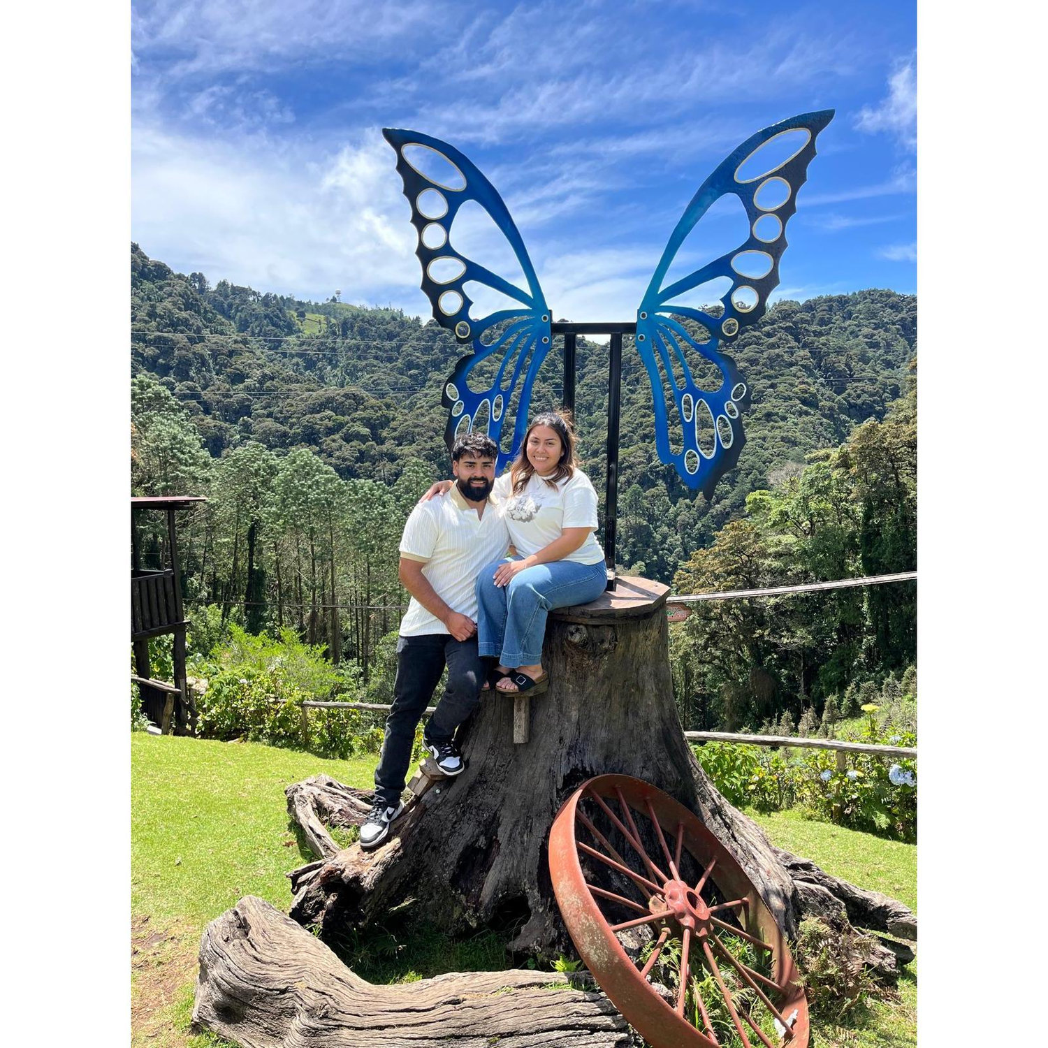 Aqui estábamos en Pino Dulce, Guatemala.