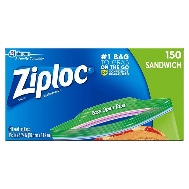 Ziploc Seal Top Sandwich Bags - 150ct