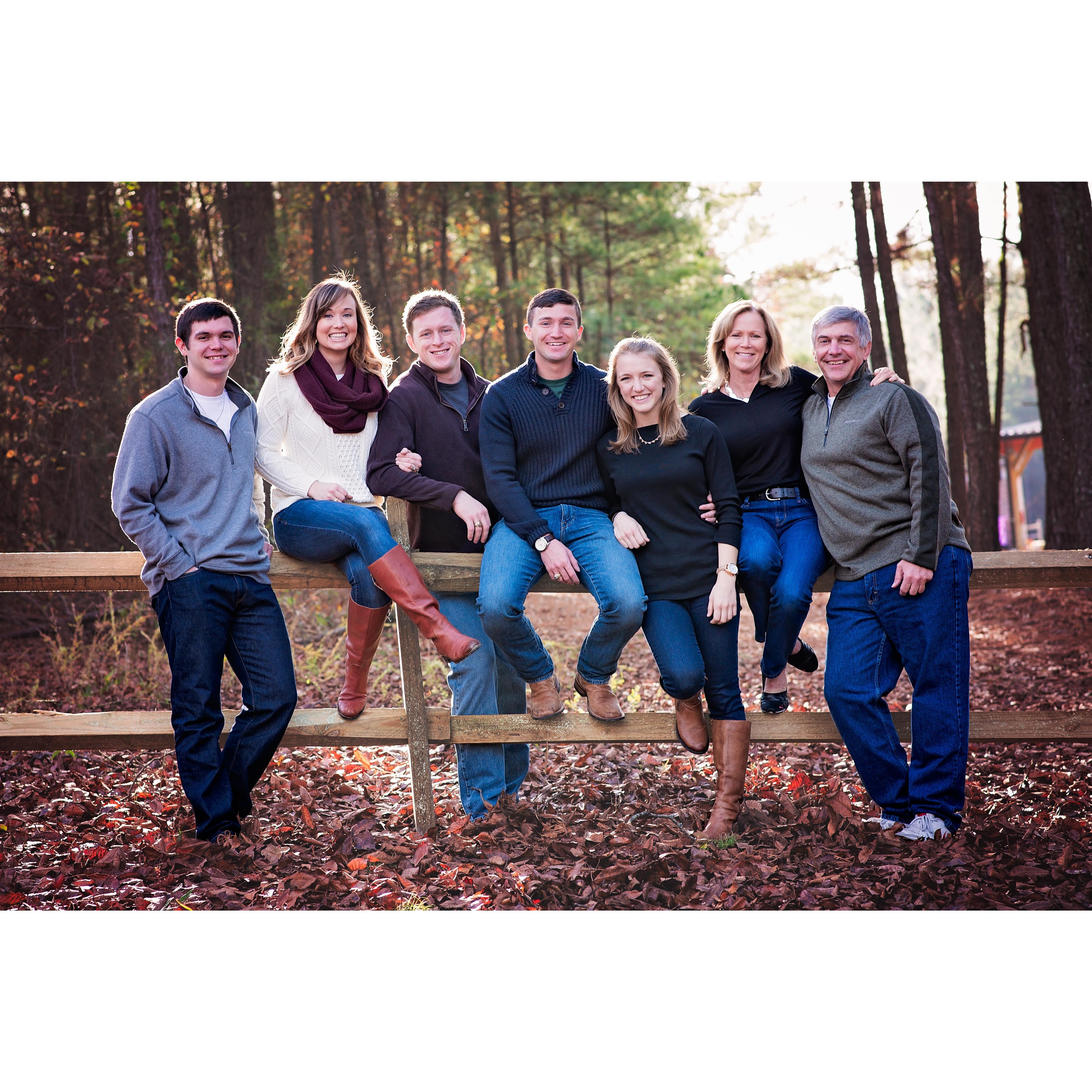 Thanksgiving with the Fries' family in North Carolina, November 2015