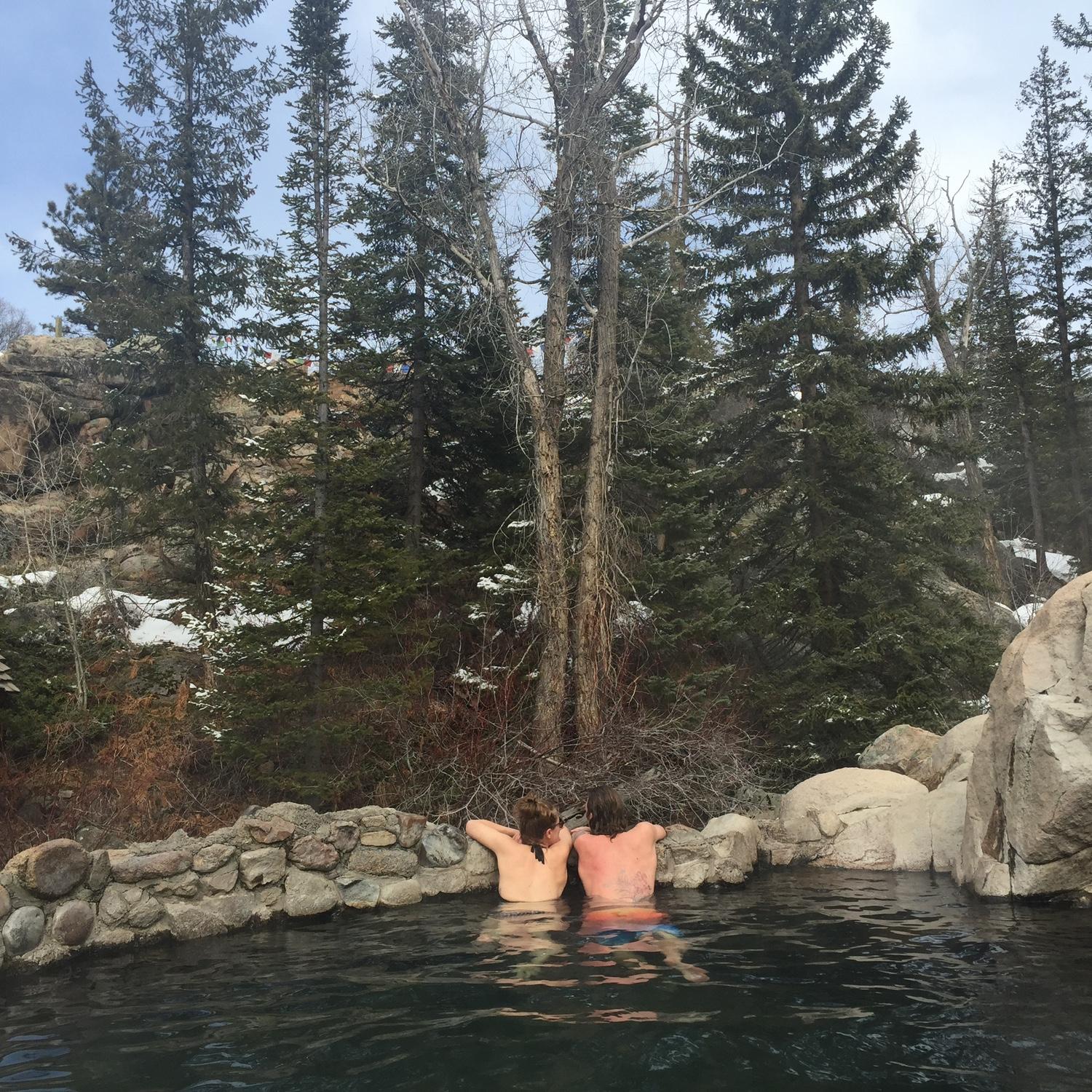 Strawberry Hot Springs for Grants bday 2018