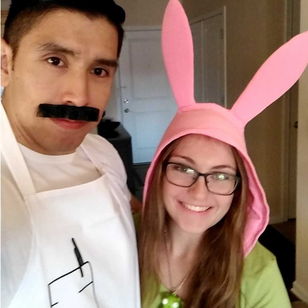 We love watching shows together. One of our favorites is Bob's Burgers.