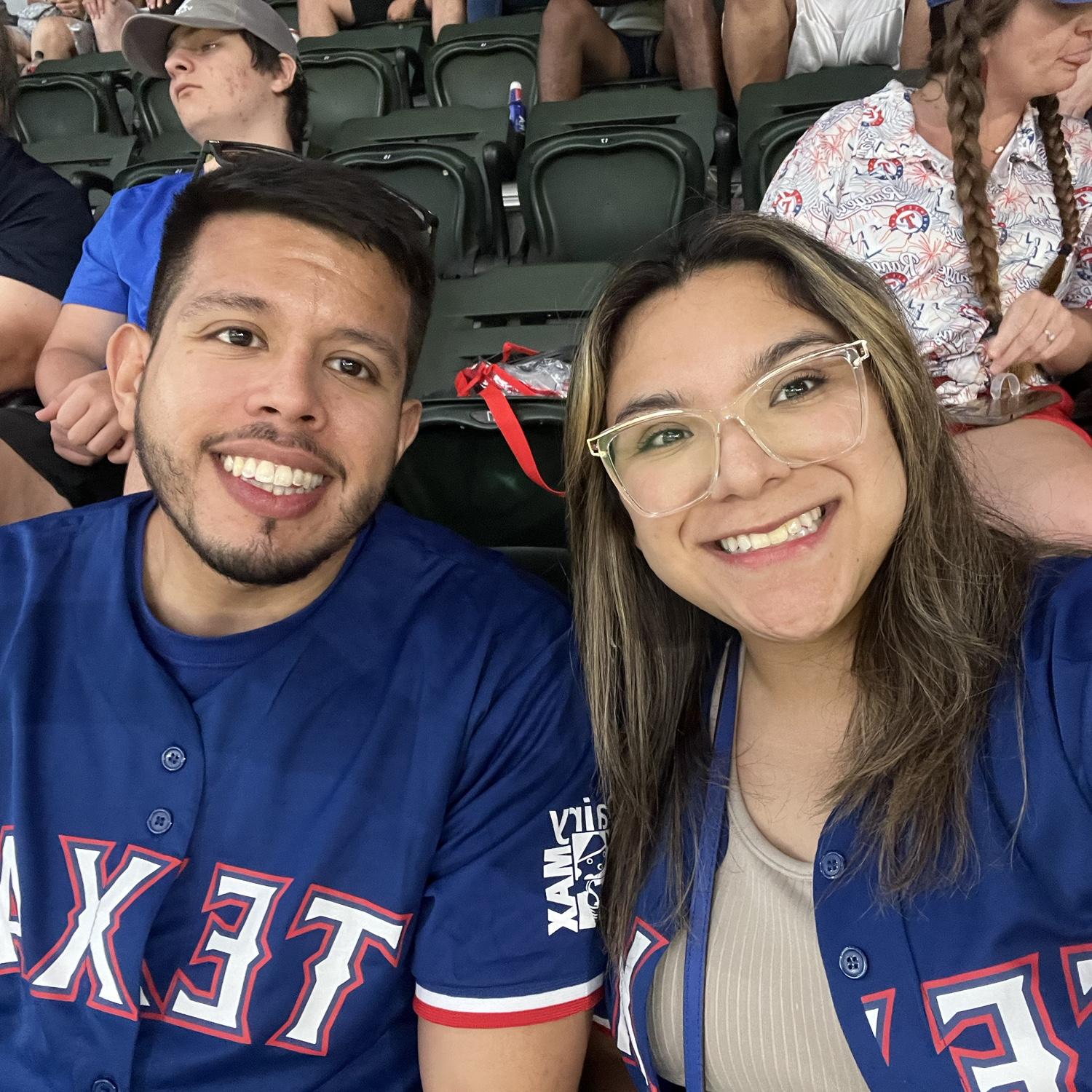 Our first Rangers game