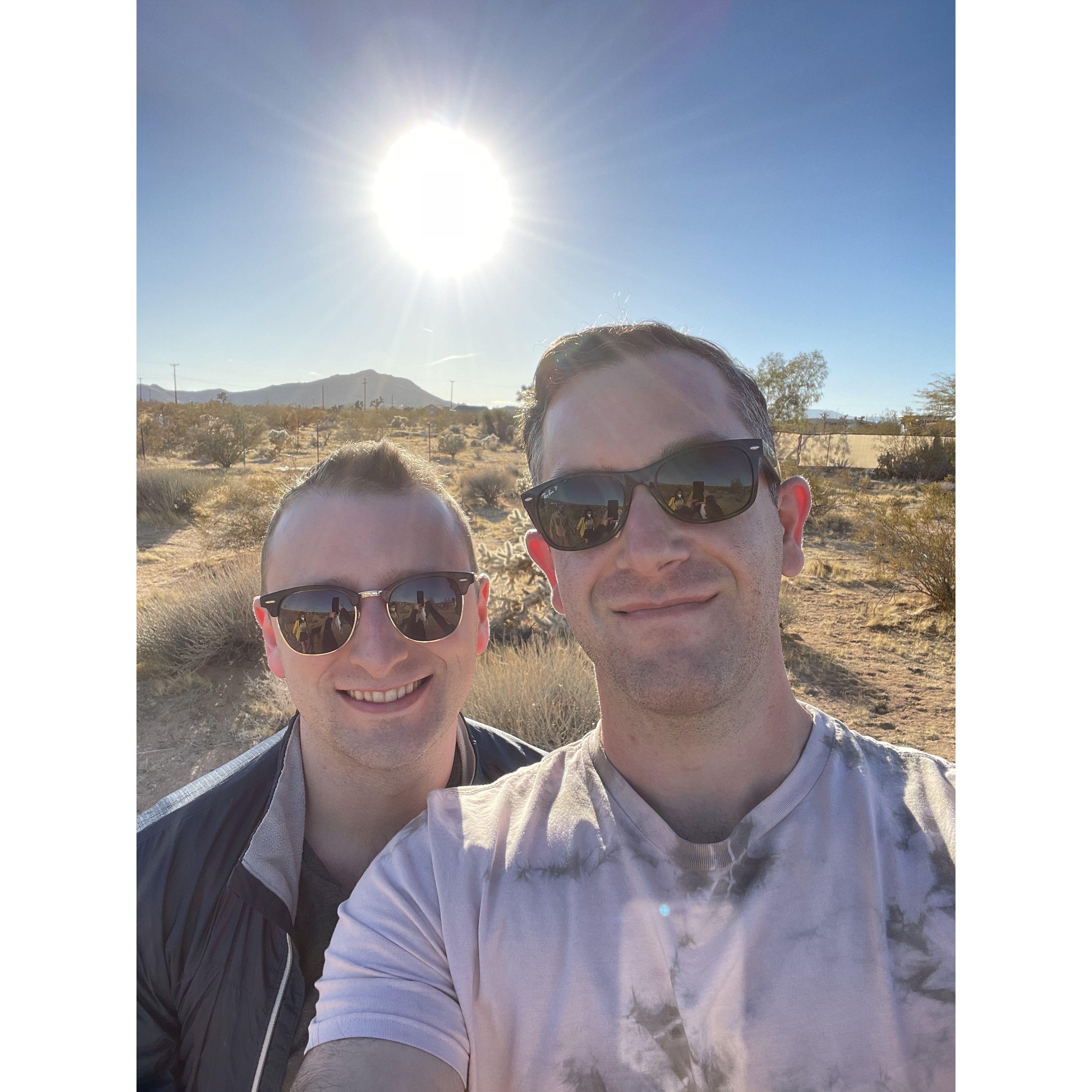 February 2021 
Exploring Joshua Tree NP with friends during a WFH week in the desert