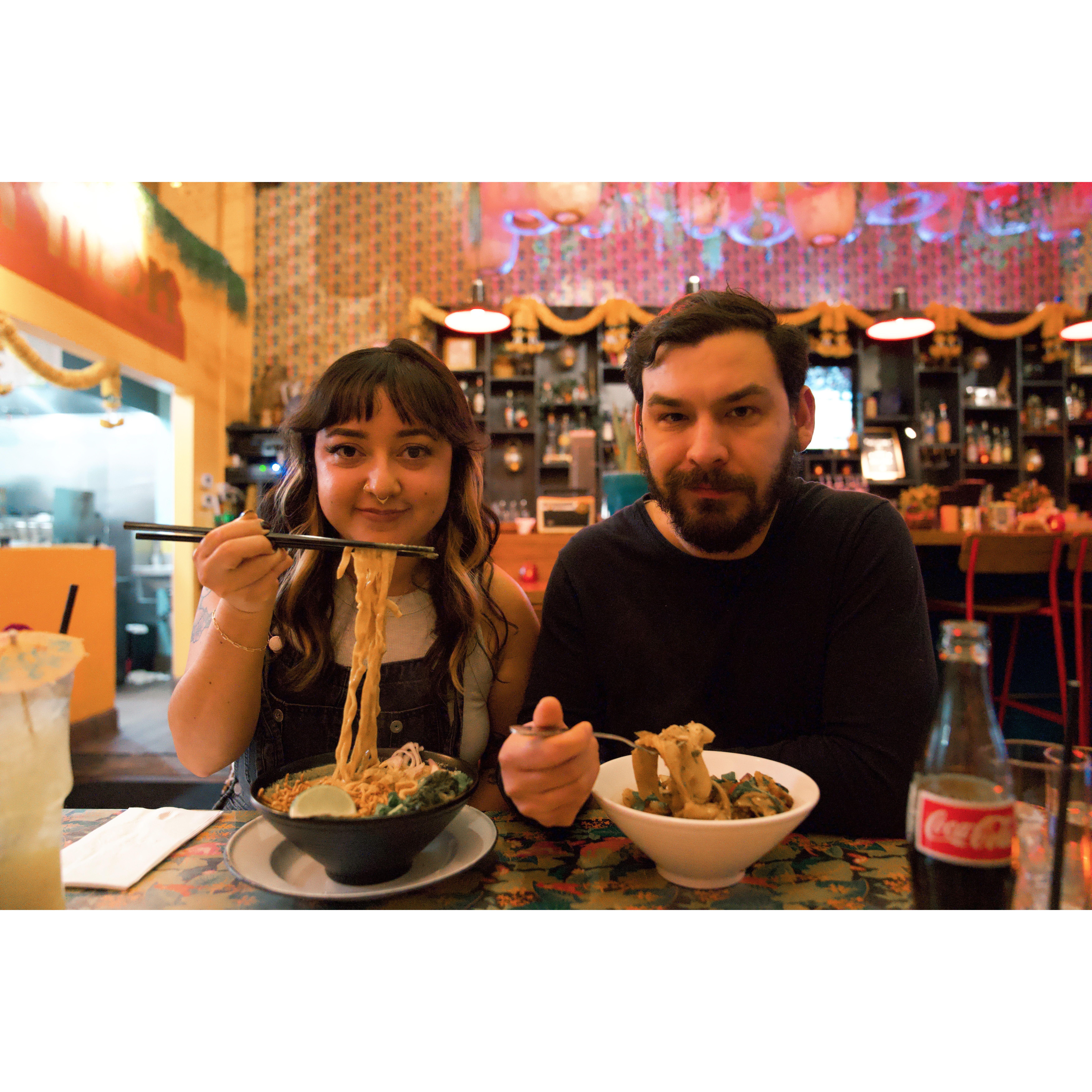 One of our favorite dinner spots in Redlands, Aroi Mak Mak