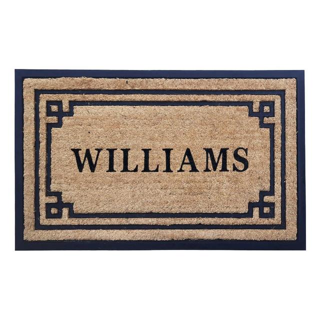 Williams Sonoma Crofton Doormat 22x36, Personalized